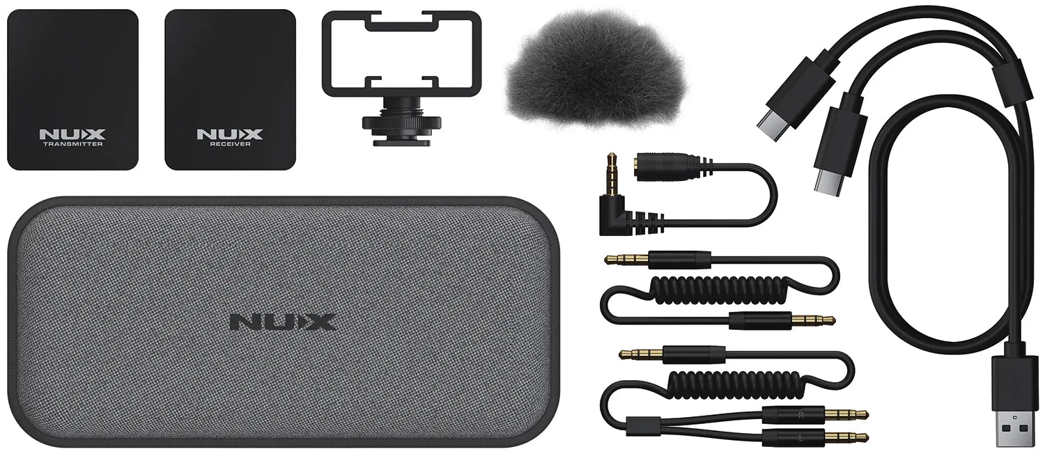 NU-X B-10 Vlog System 2.4Ghz Wireless Vlog Microphone