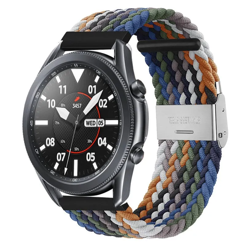 Nylon Braided Loop Watch Straps Compatible with the T92 Smartwatch