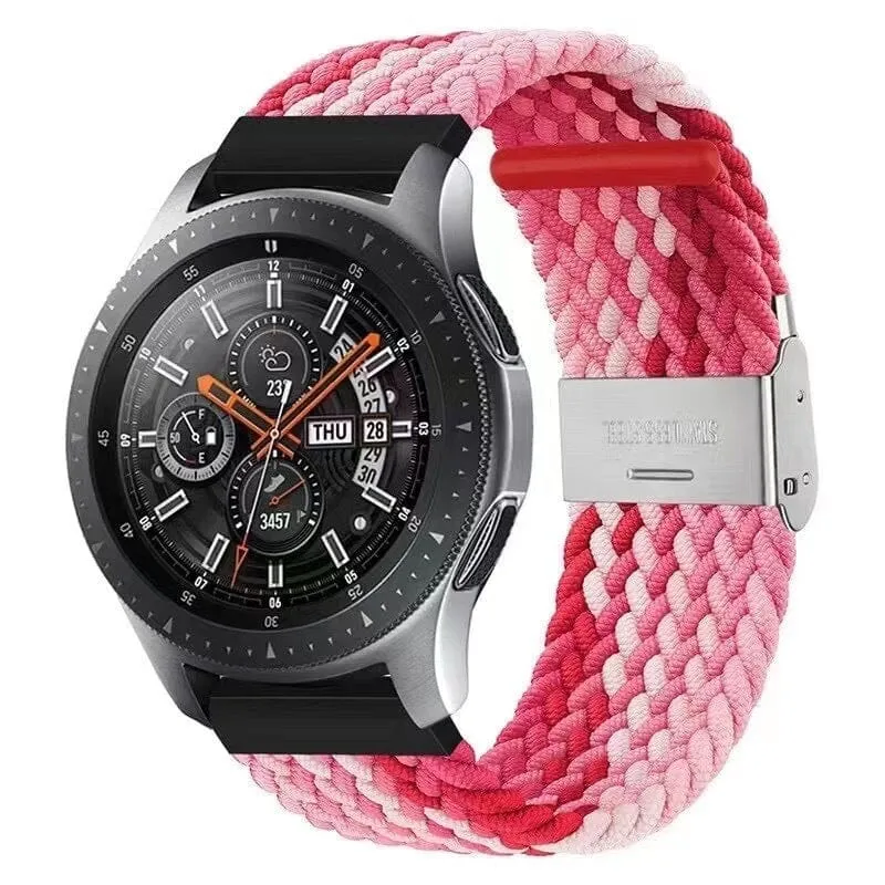 Nylon Braided Loop Watch Straps Compatible with the T92 Smartwatch