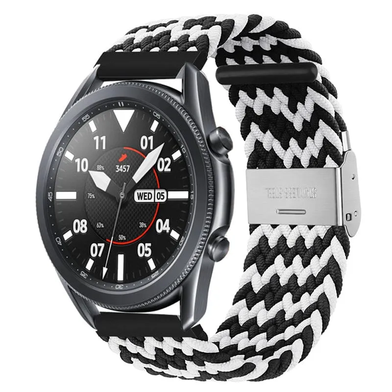 Nylon Braided Loop Watch Straps Compatible with the T92 Smartwatch