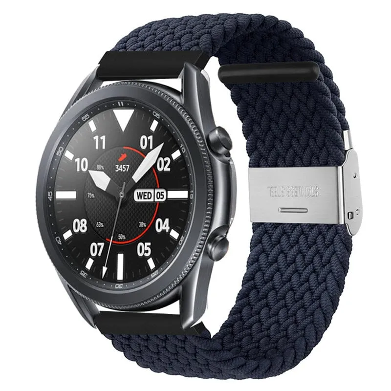 Nylon Braided Loop Watch Straps Compatible with the T92 Smartwatch