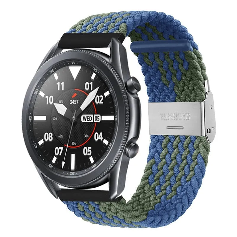 Nylon Braided Loop Watch Straps Compatible with the T92 Smartwatch