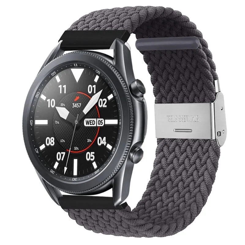 Nylon Braided Loop Watch Straps Compatible with the T92 Smartwatch