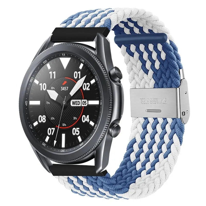 Nylon Braided Loop Watch Straps Compatible with the T92 Smartwatch