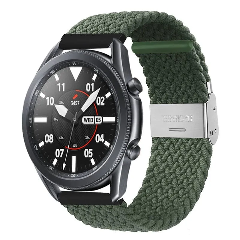 Nylon Braided Loop Watch Straps Compatible with the T92 Smartwatch