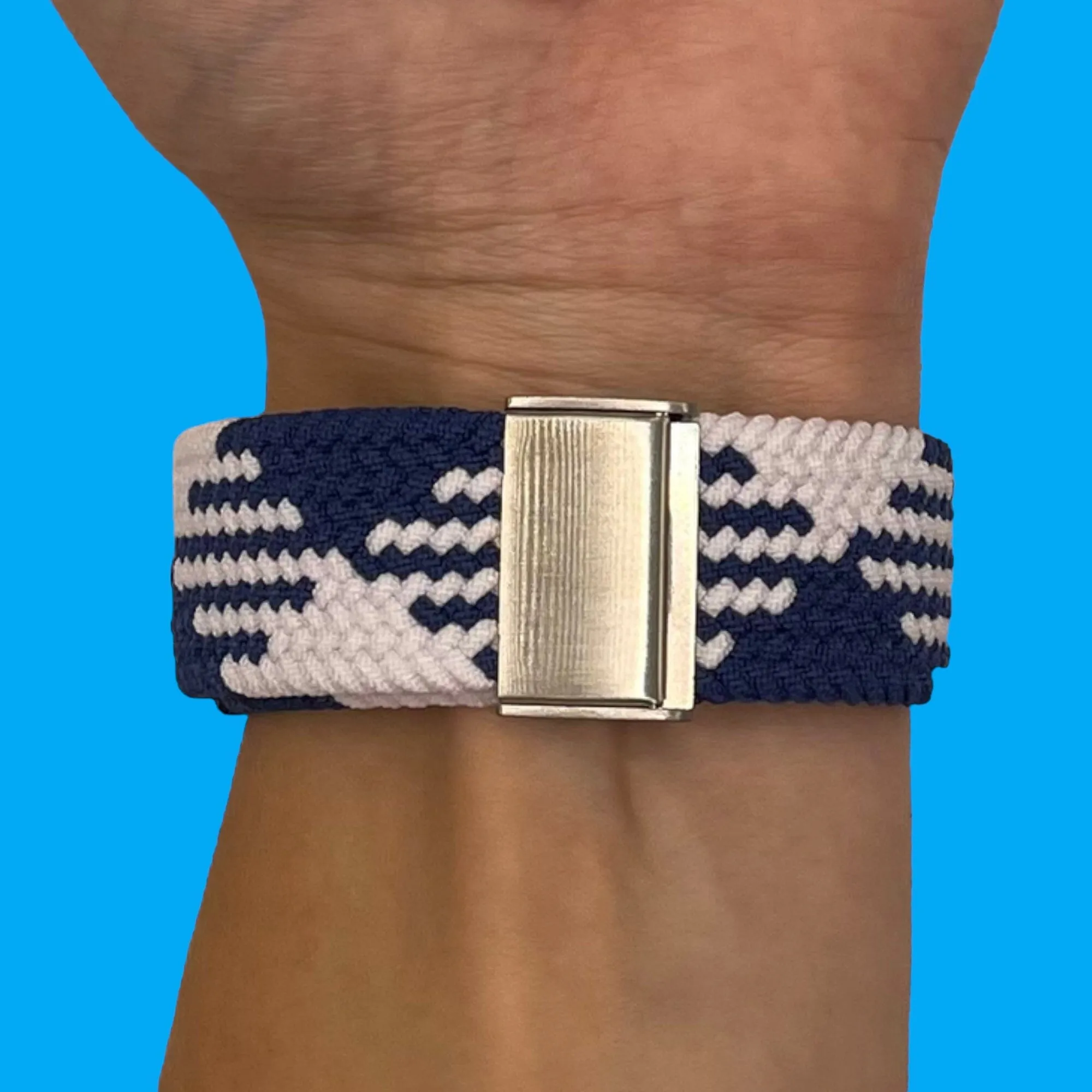 Nylon Braided Loop Watch Straps Compatible with the T92 Smartwatch