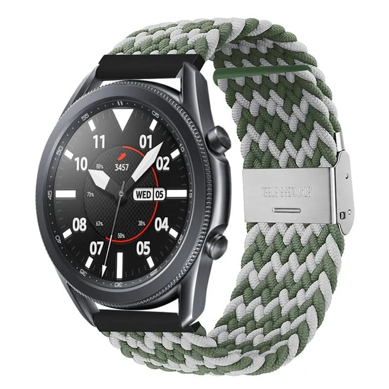 Nylon Braided Loop Watch Straps Compatible with the T92 Smartwatch