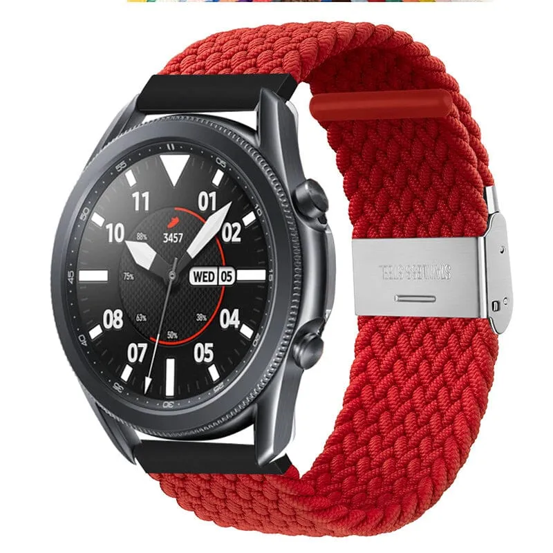 Nylon Braided Loop Watch Straps Compatible with the T92 Smartwatch