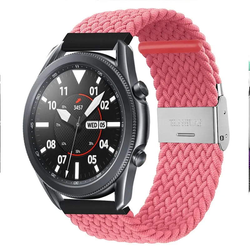 Nylon Braided Loop Watch Straps Compatible with the T92 Smartwatch