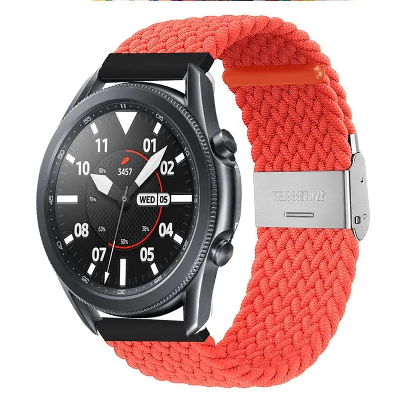 Nylon Braided Loop Watch Straps Compatible with the T92 Smartwatch