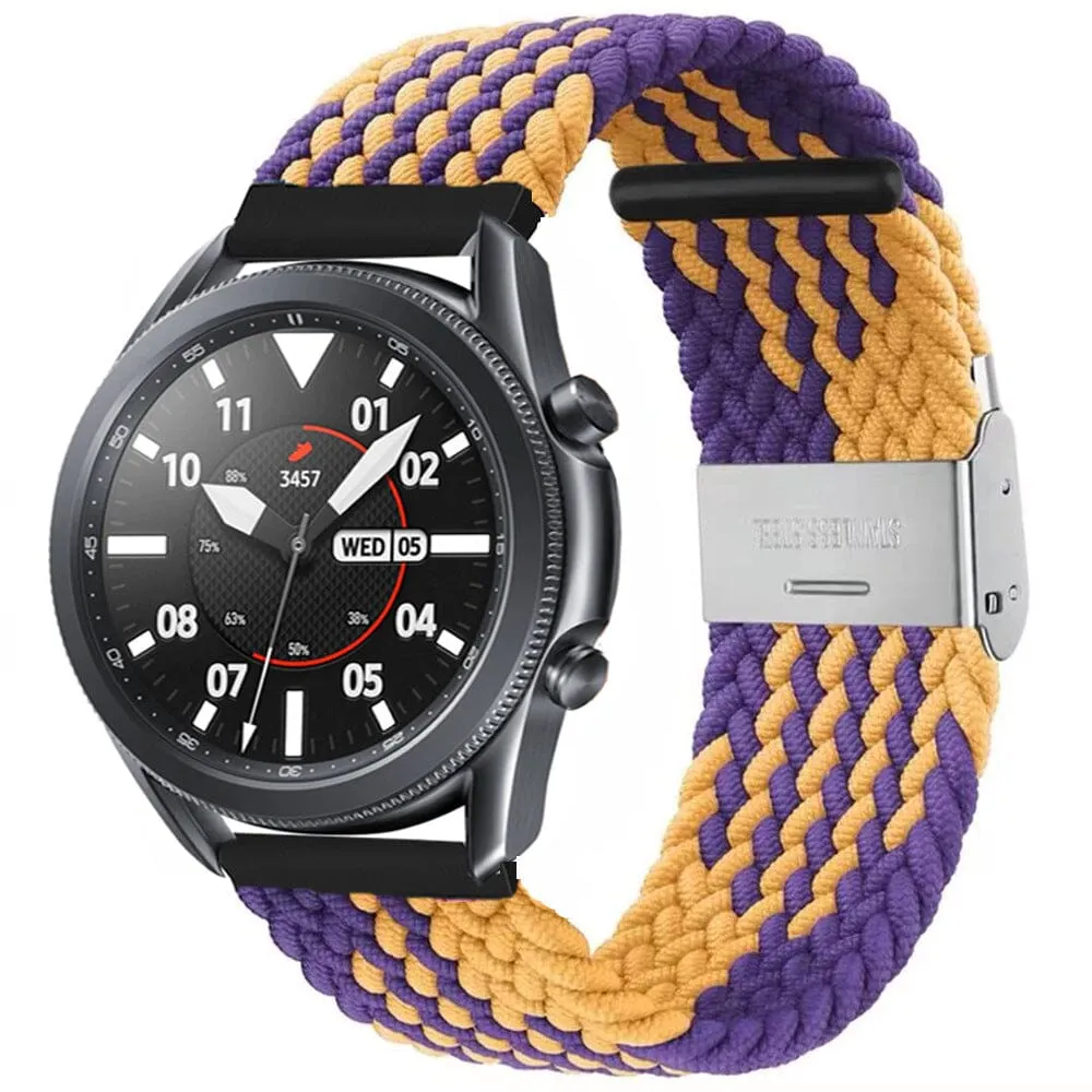 Nylon Braided Loop Watch Straps Compatible with the T92 Smartwatch