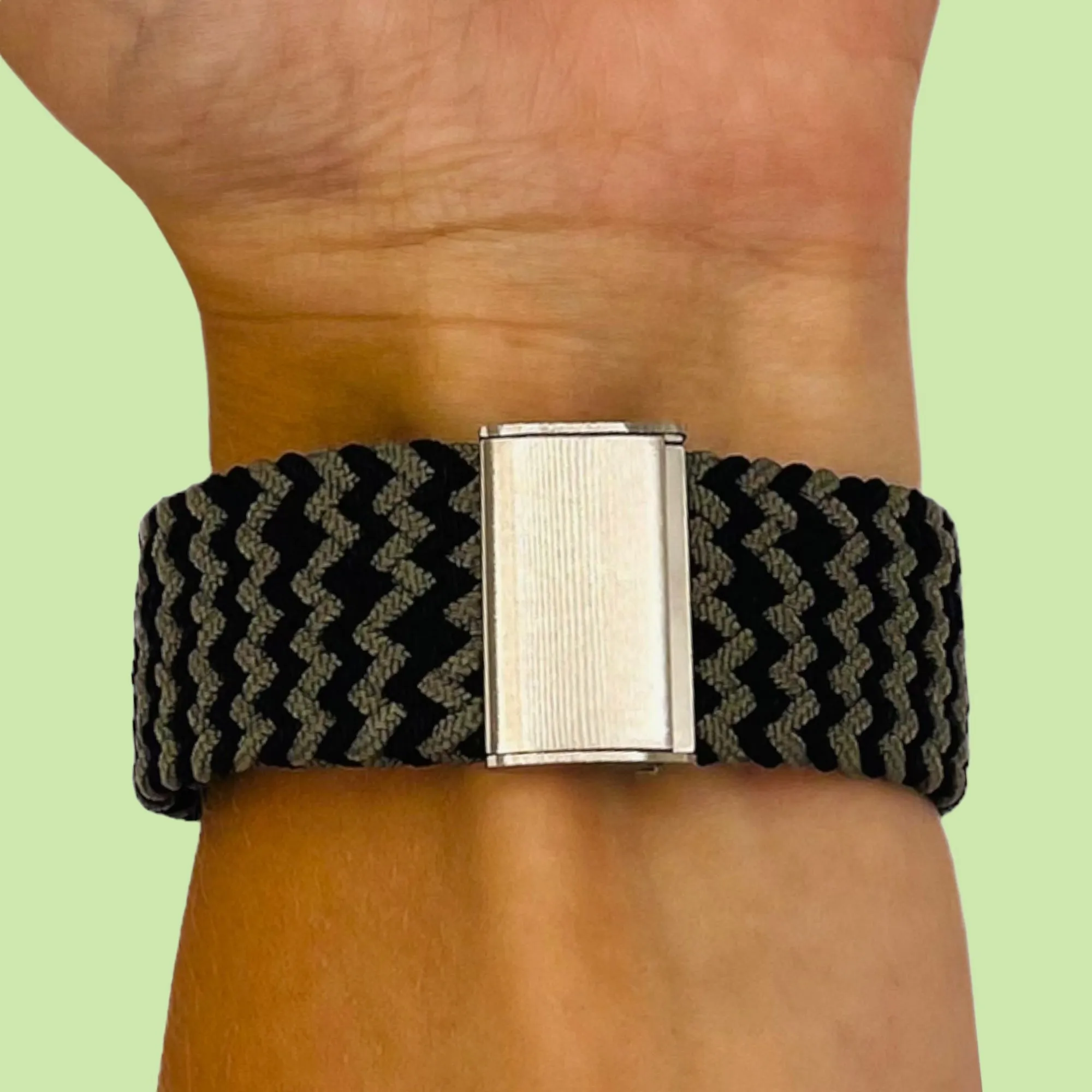 Nylon Braided Loop Watch Straps Compatible with the T92 Smartwatch