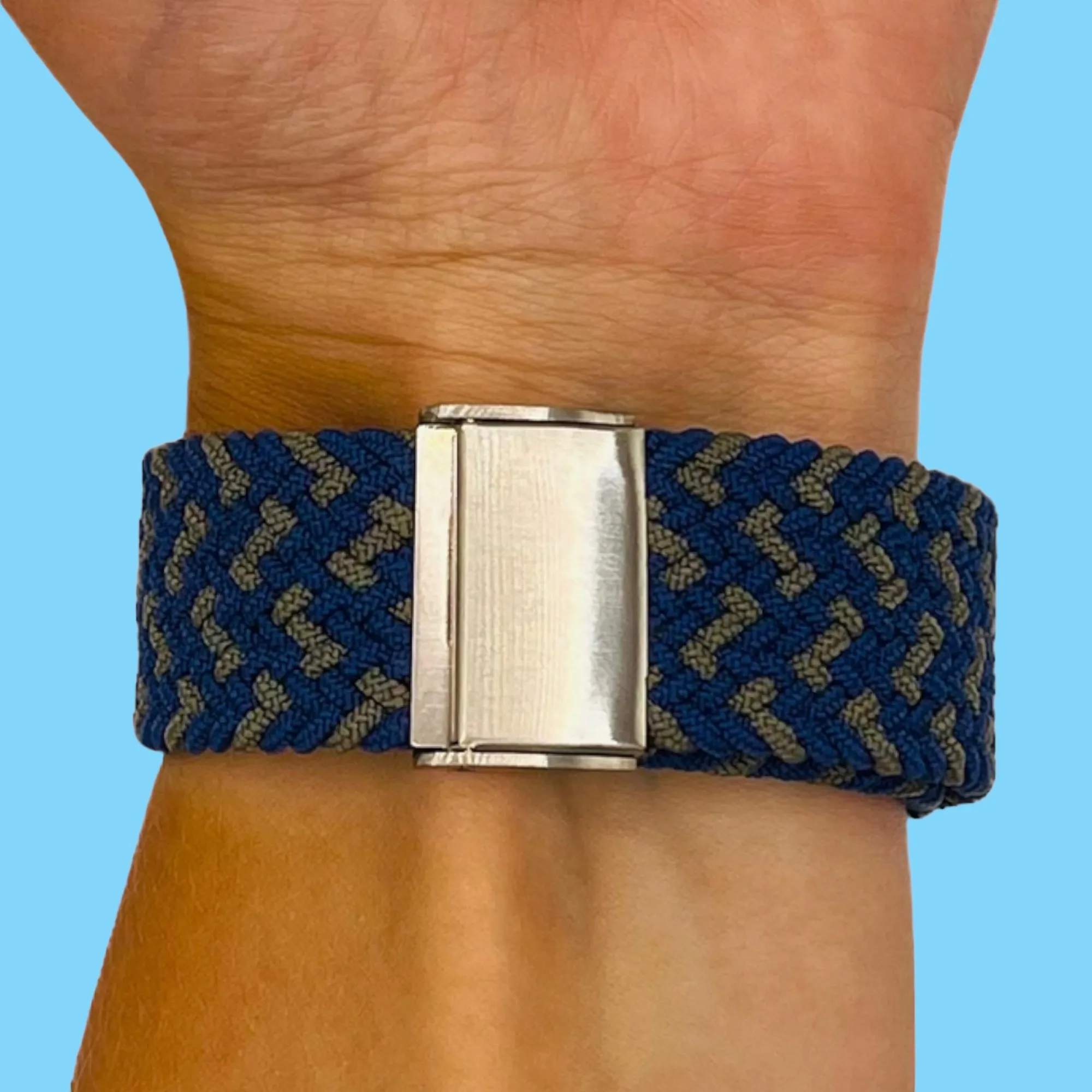 Nylon Braided Loop Watch Straps Compatible with the T92 Smartwatch