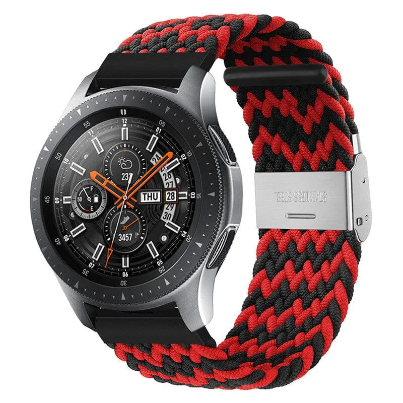 Nylon Braided Loop Watch Straps Compatible with the T92 Smartwatch