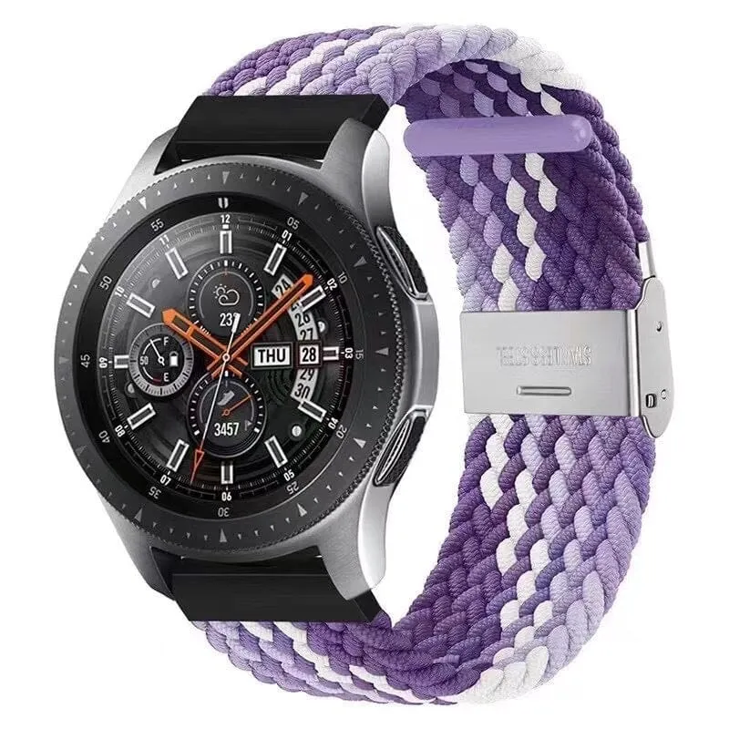 Nylon Braided Loop Watch Straps Compatible with the T92 Smartwatch