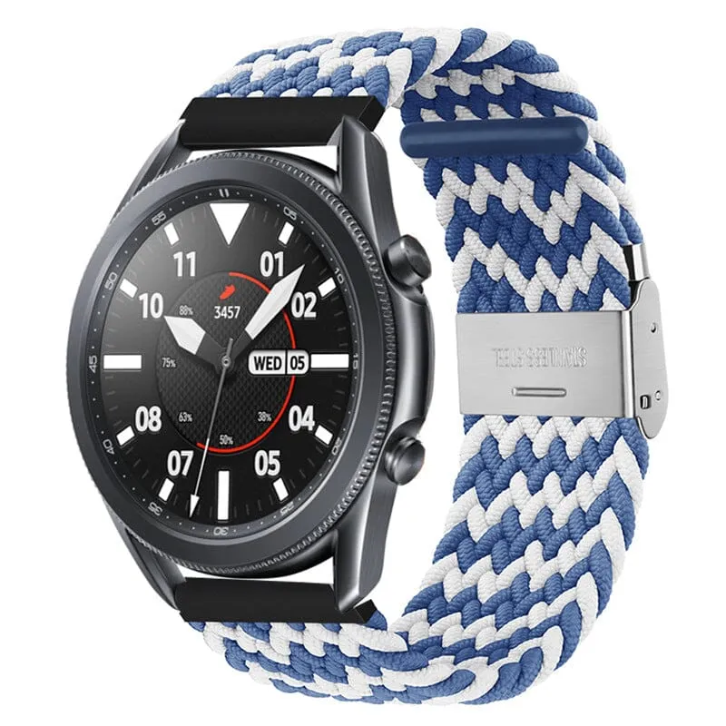 Nylon Braided Loop Watch Straps Compatible with the T92 Smartwatch