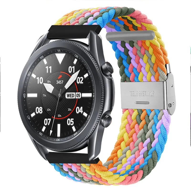 Nylon Braided Loop Watch Straps Compatible with the T92 Smartwatch