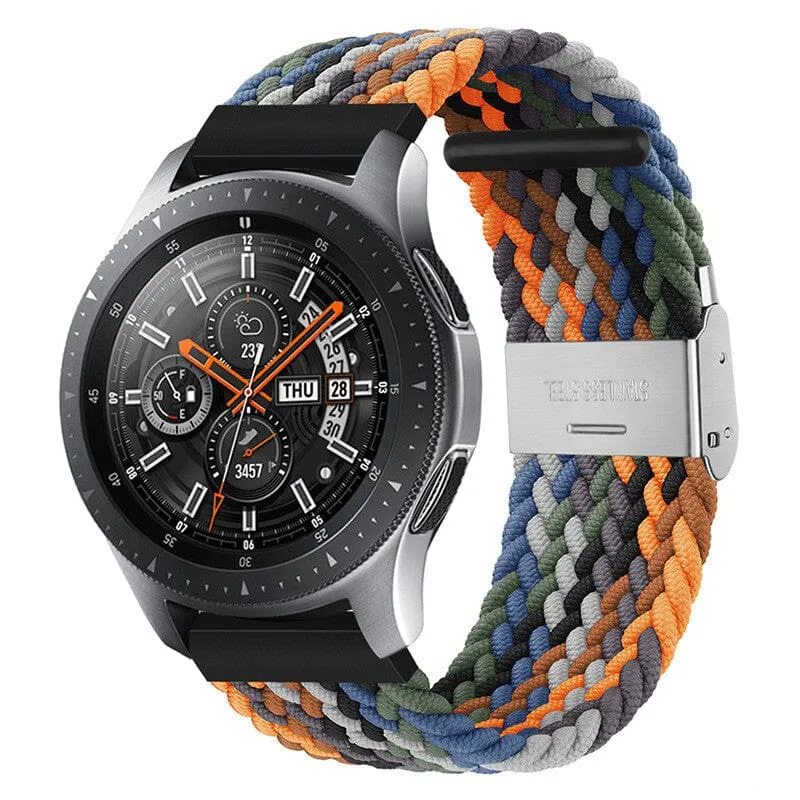 Nylon Braided Loop Watch Straps Compatible with the T92 Smartwatch