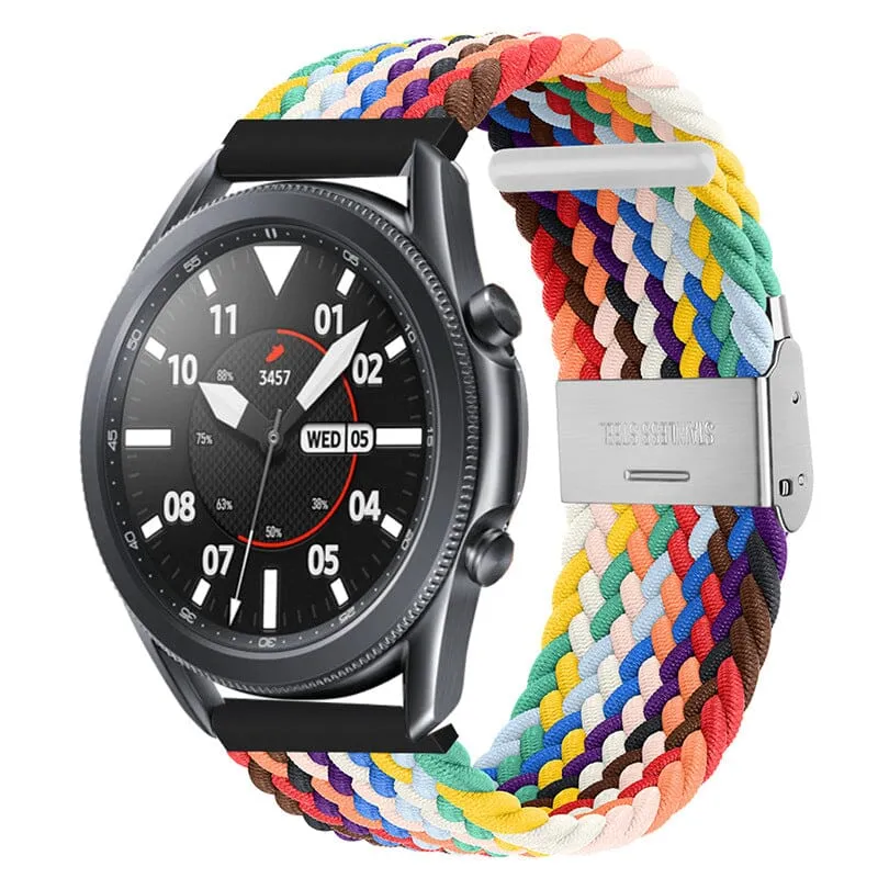 Nylon Braided Loop Watch Straps Compatible with the T92 Smartwatch