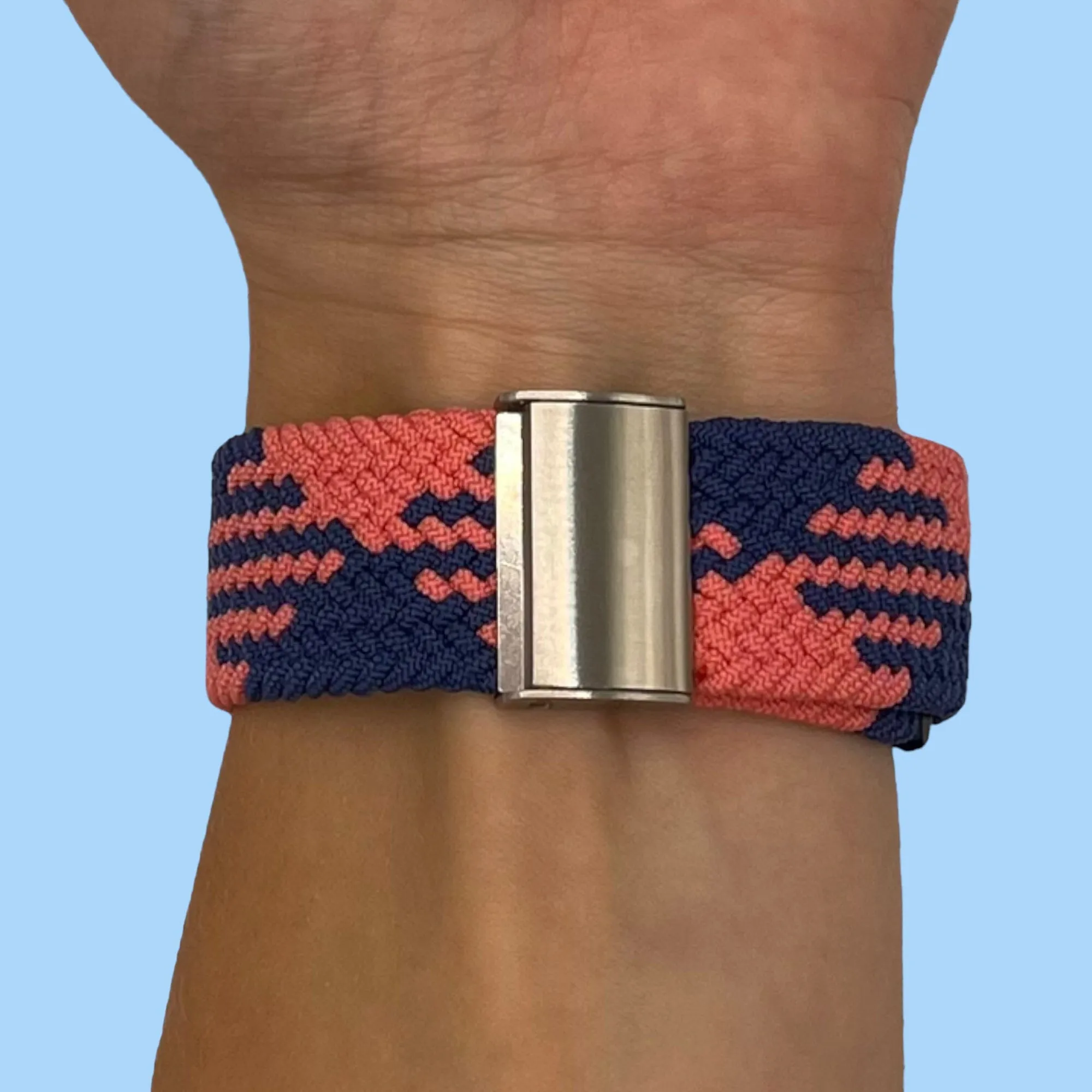 Nylon Braided Loop Watch Straps Compatible with the T92 Smartwatch