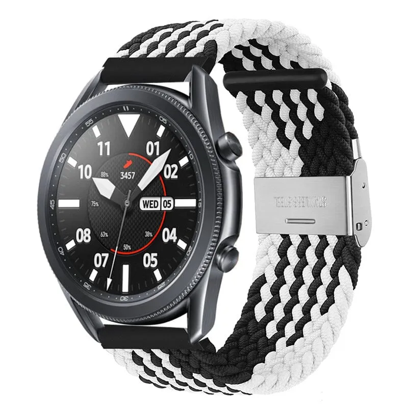 Nylon Braided Loop Watch Straps Compatible with the T92 Smartwatch