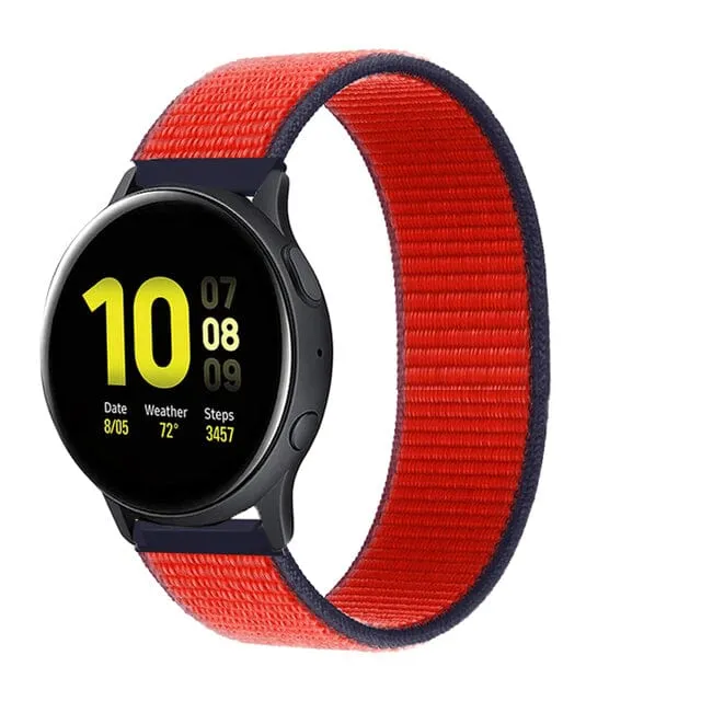 Nylon Sports Loop Watch Straps Compatible with the Garmin Vivoactive 4