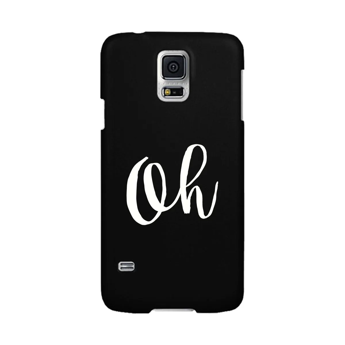 Oh Black Ultra Slim Cute Design Phone Cases For Apple, Samsung Galaxy, LG, HTC