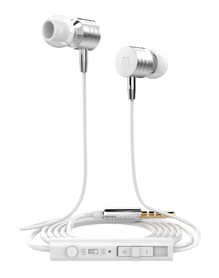 Original Earphone 3.5Mm Jack Mp3 Earphones Headset Metal In-Ear Headphones Stereo Earbuds For Xiaomi HTC Samsung With MIC Remote