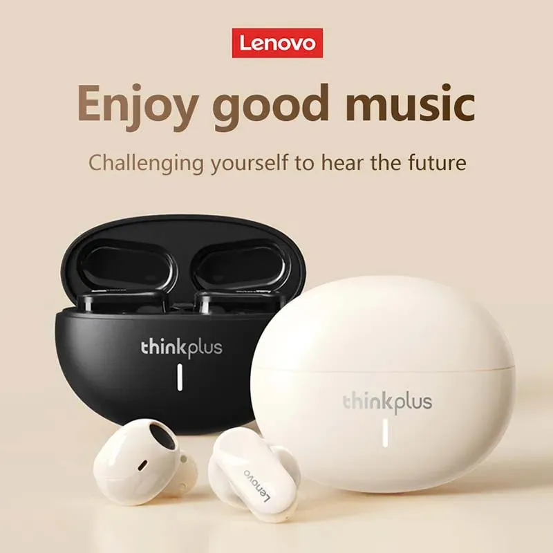 Original Lenovo LP19 Bluetooth 5.1 TWS Earphones - Wireless Sports Headphones with Dual HD Microphone