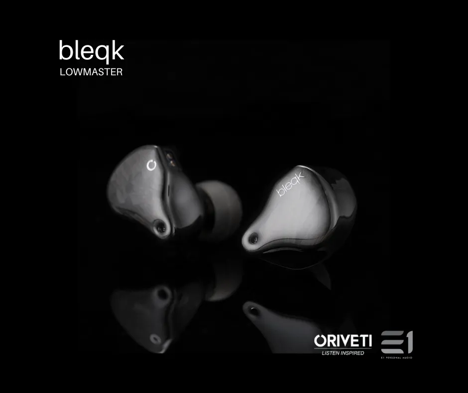 Oriveti bleqk Lowmaster Hybrid (1DD 2BA) Universal-fit In-ear Monitors