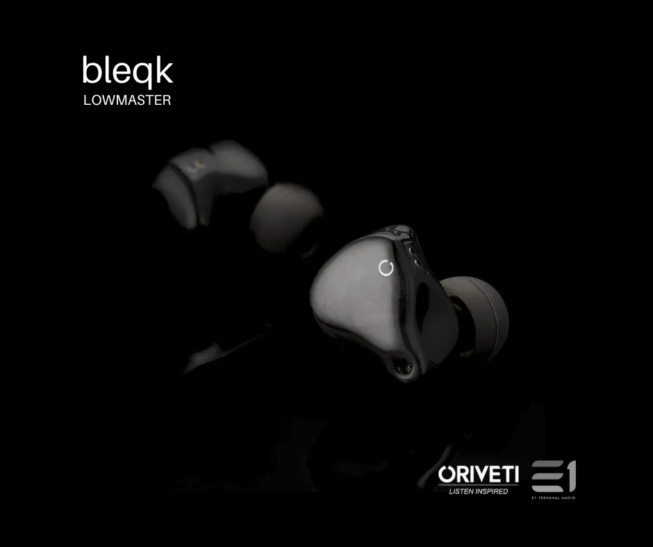 Oriveti bleqk Lowmaster Hybrid (1DD 2BA) Universal-fit In-ear Monitors