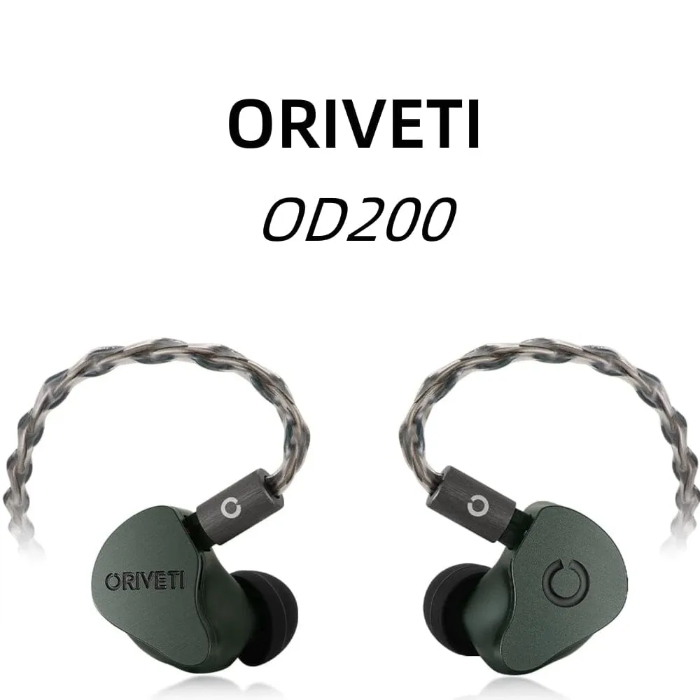 ORIVETI OD200 Single Be-Coated 9.8mm Dynamic Driver HiFi IEMs