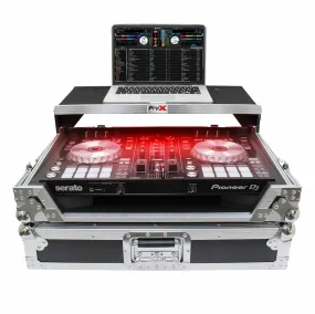 ProX XS-DDJSR2LT LED ATA Flight Case For Pioneer DDJ-SR2 DJ Controller with Laptop Shelf and LED