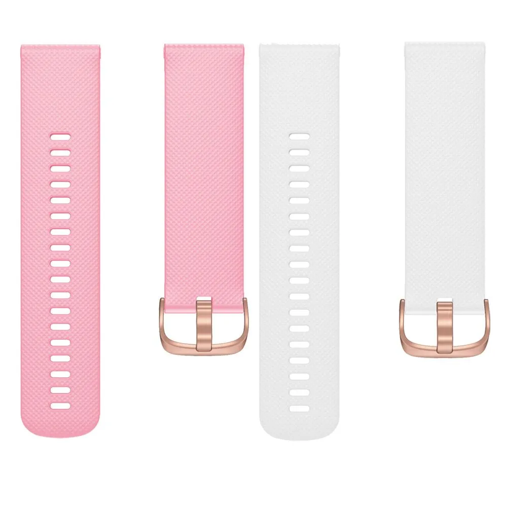 Quicksilver 20mm Range compatible Silicone Watch Straps with Rose Gold Buckles