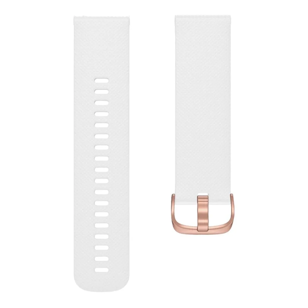 Quicksilver 20mm Range compatible Silicone Watch Straps with Rose Gold Buckles