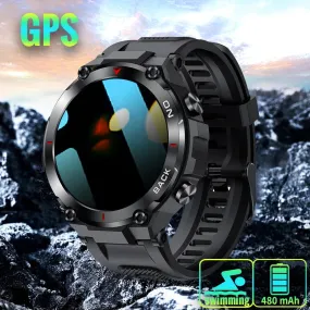 "2023 Tactical Military 5 ATM Smart Watch: The Ultimate Fitness Companion for Every Adventure"