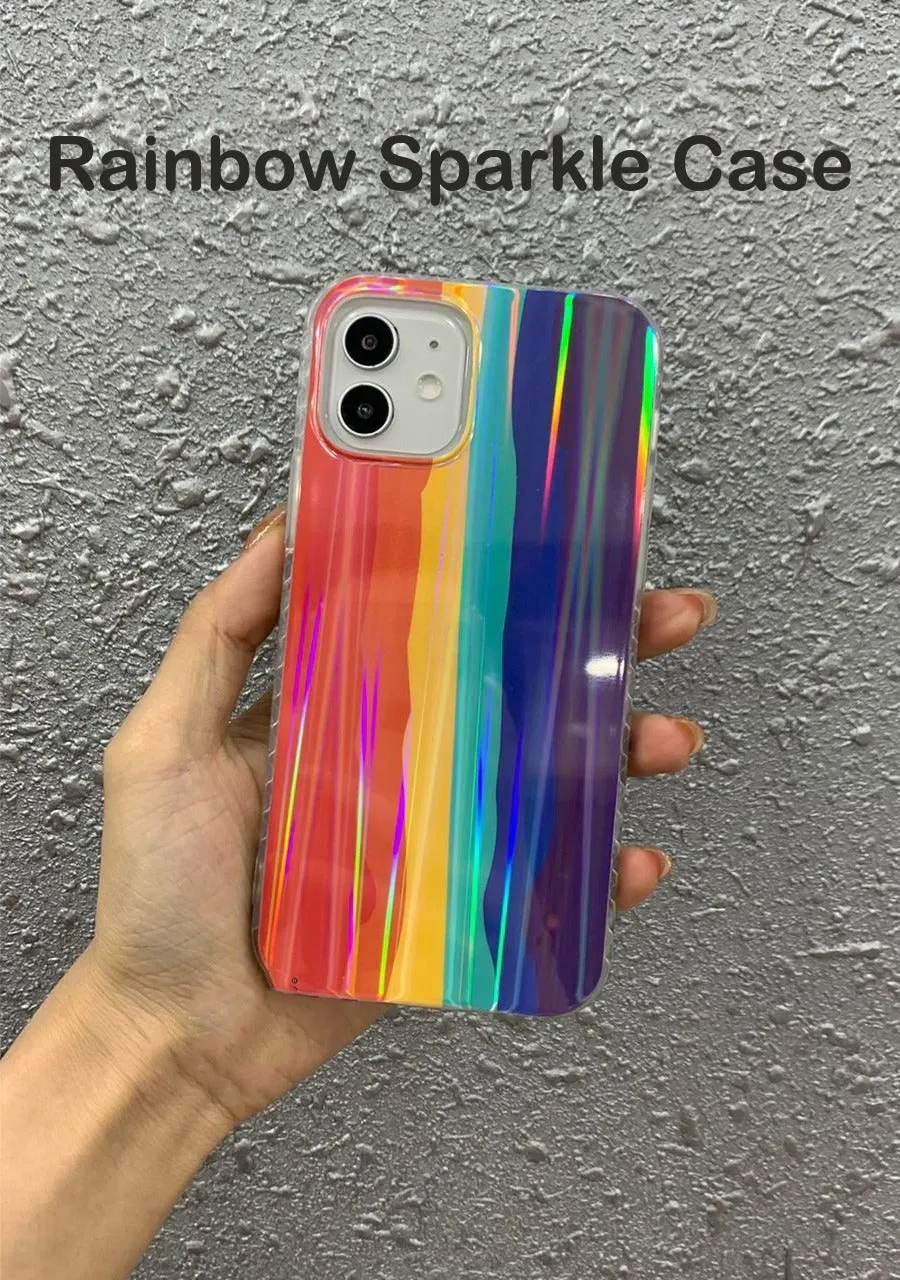 Rainbow Shiny Hard Case For Poco