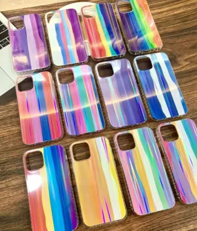 Rainbow Shiny Hard Case For Samsung