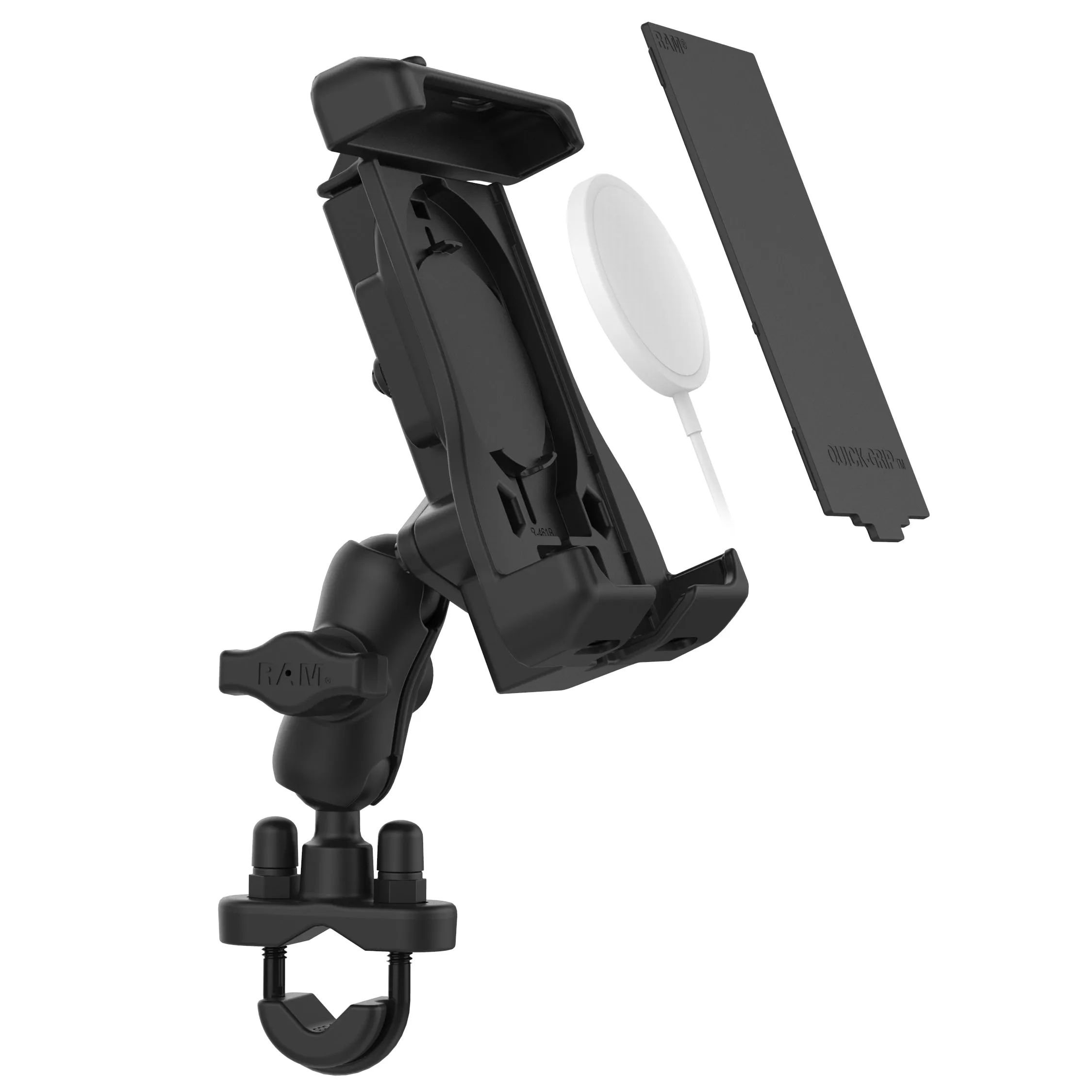 RAM® Quick-Grip™ Handlebar Mount for for iPhone 12 Series   MagSafe