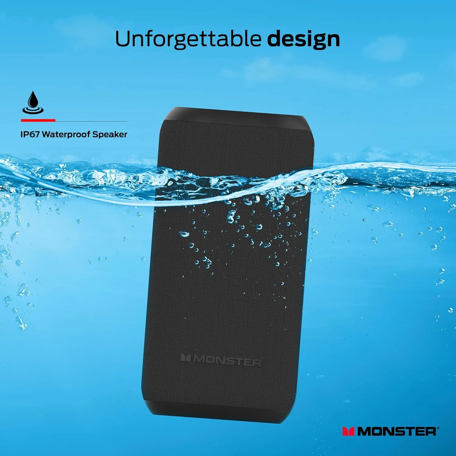 REFURB Monster DNA Max Portable Wireless Speaker IP67