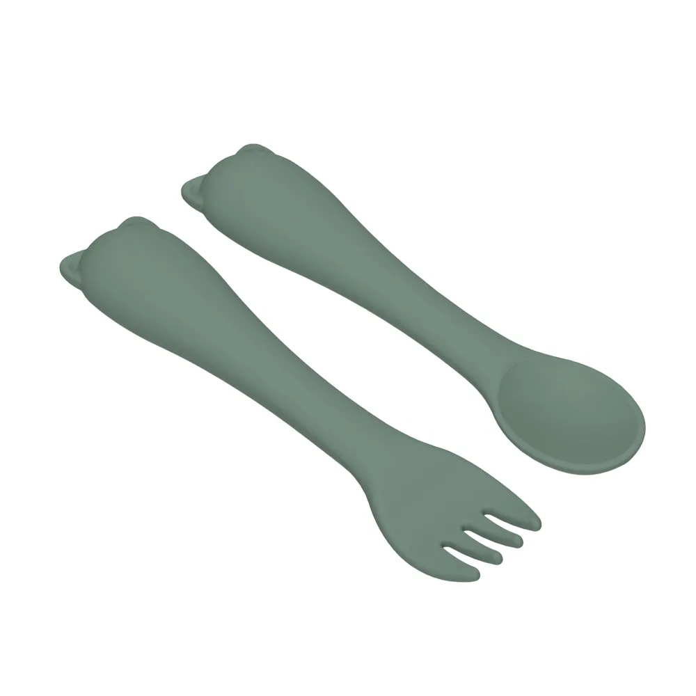 Remi Cutlery Set - Olive Green