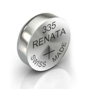 Renata 335 Watch Battery Swiss Made Silver Coin SR512SW 1.55V All Pack