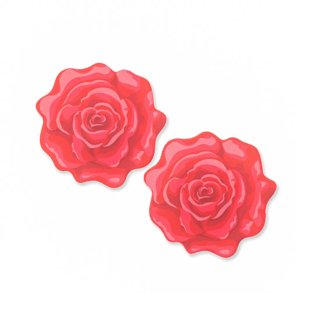 Reusable Nipple Covers - Pink Rose