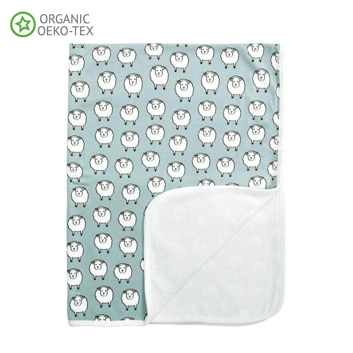 Reversible Blanket Sheep Newborn Steel