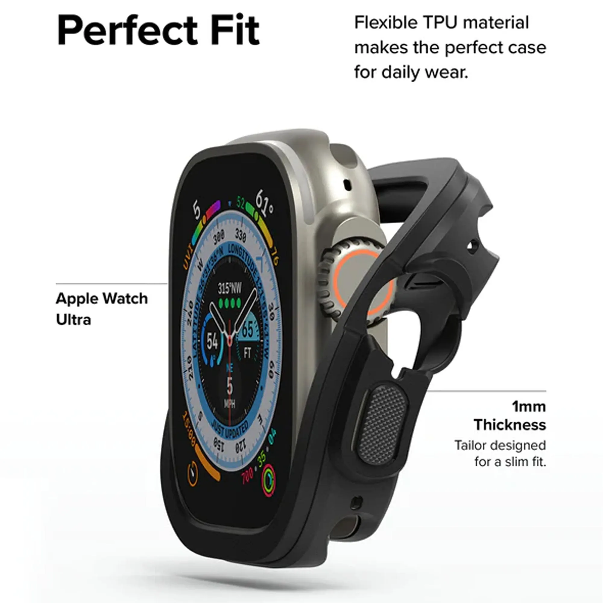 Ringke Air Sports for Apple Watch Ultra 49mm - Black (Barcode: 8809881269054 )