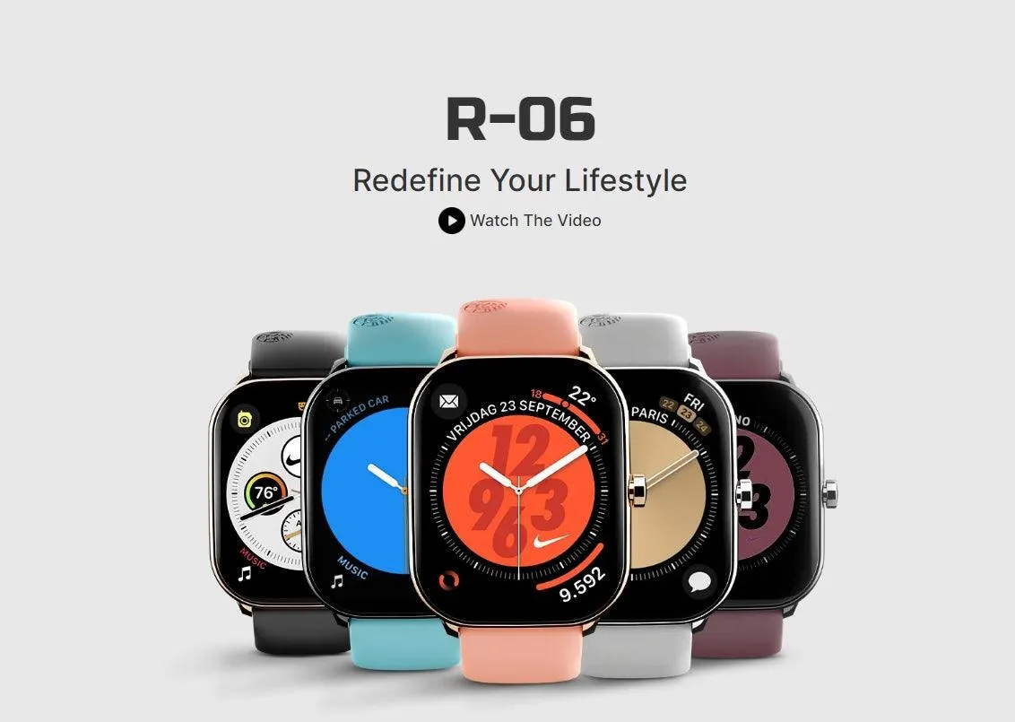 RONIN R06 AMOLED SMART WATCH