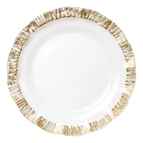 Rufolo Glass Gold Service Plate/Charger