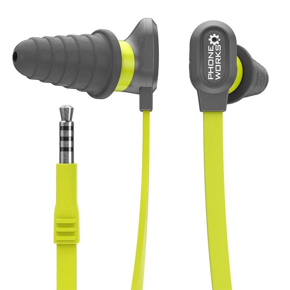 RYOBI PHONE WORKS Noise Suppressing Earphones with Microphone