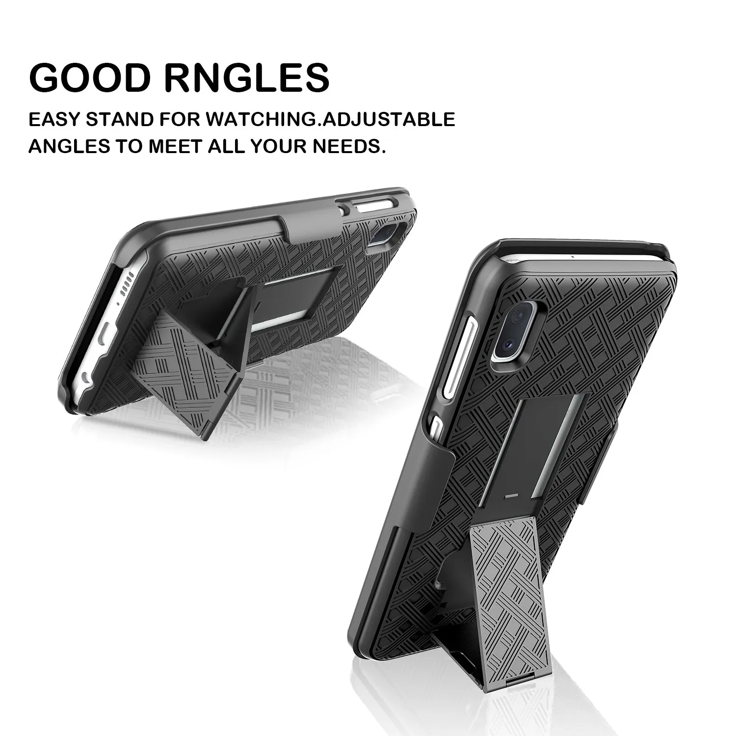 Samsung Galaxy A10e Case, Galaxy A10e Case, Rugged Slim Rotating Swivel Lock Holster Shell Combo Case for Galaxy A10e