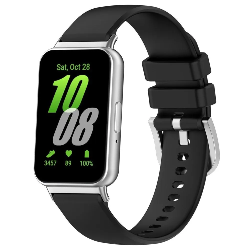 Samsung Galaxy Fit3 Smartwatch Silikone Rem - Sort